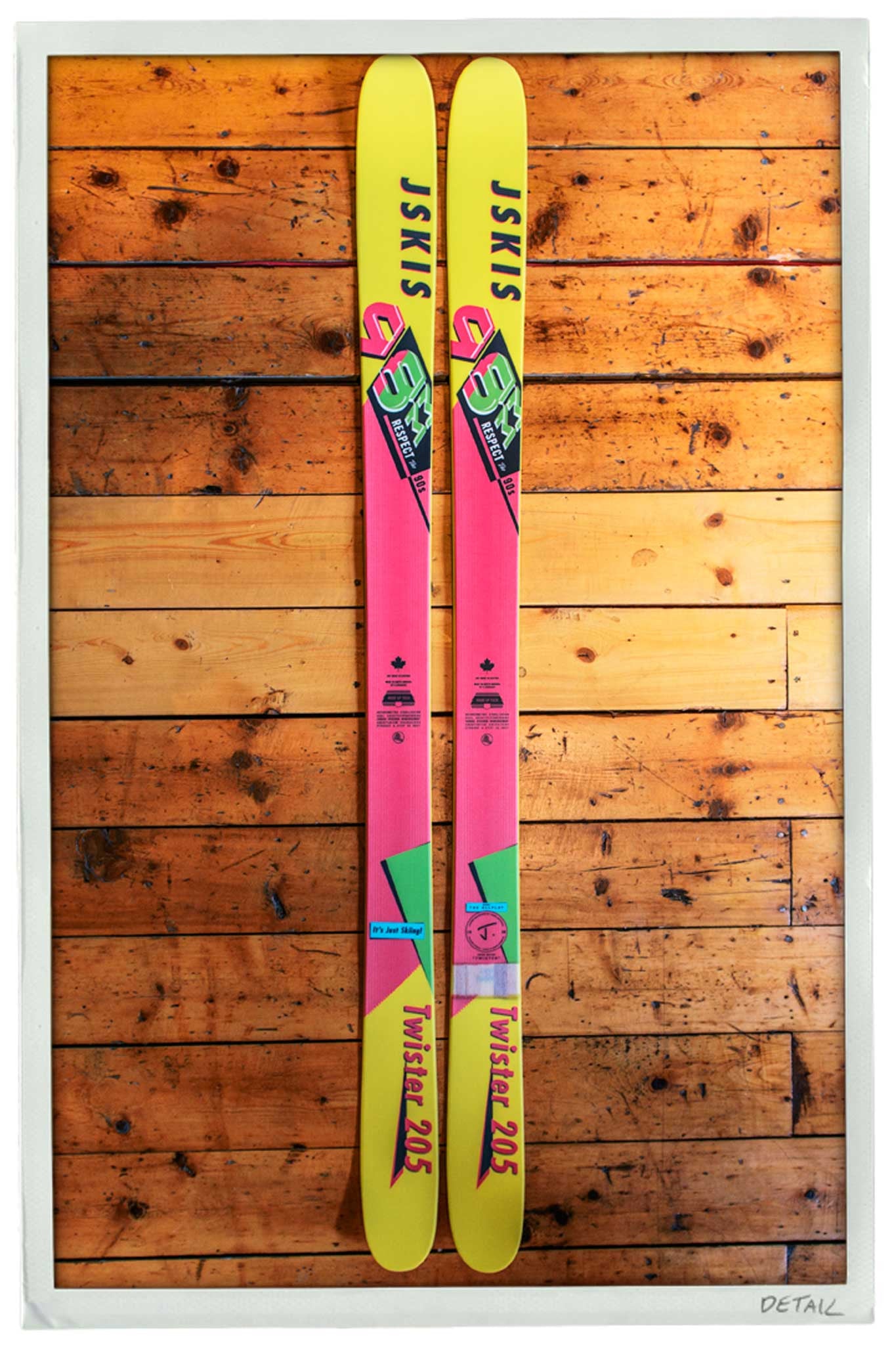 The Allplay TWISTER Limited Edition Ski · J skis • Limited Edition skis  designed by Jason Levinthal