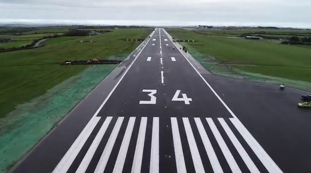 new runway markings