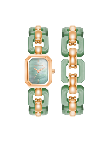 Acrylic Link Watch and Bracelet Set