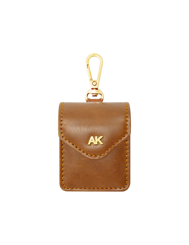 Faux Leather AirPods Case With Spring Clip from Anne Klein 