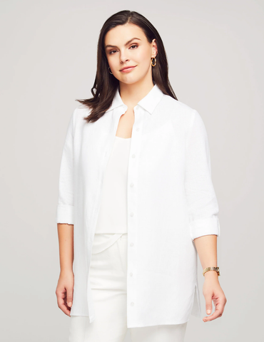 The Linen Button-Down Tunic from Anne Klein