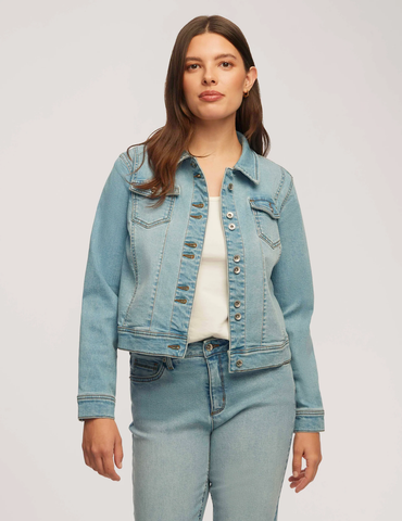 The Denim Double Button Trucker Jacket