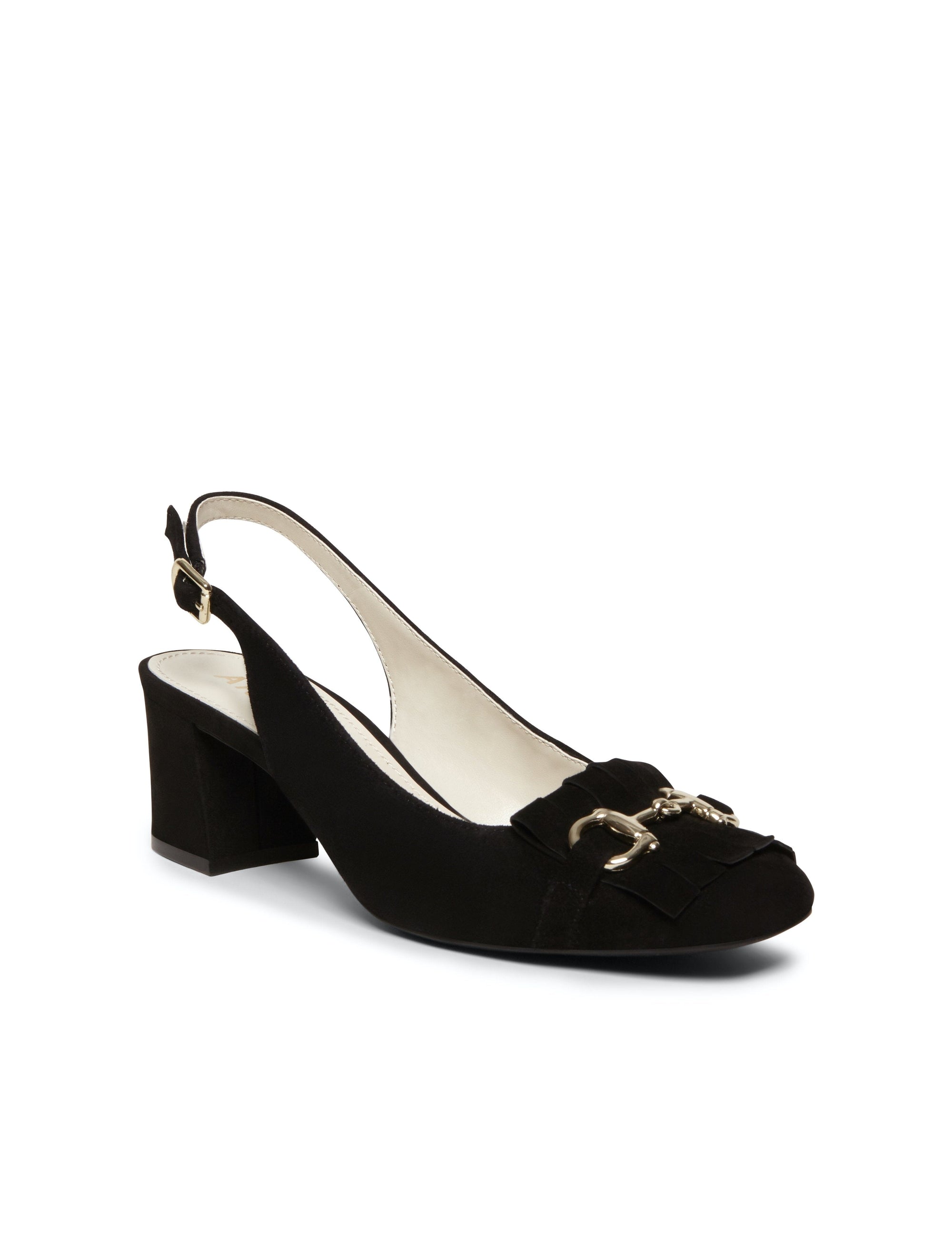 anne klein black slingback shoes