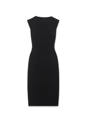 Sheath Dress With Extended Shoulder Black | Anne Klein