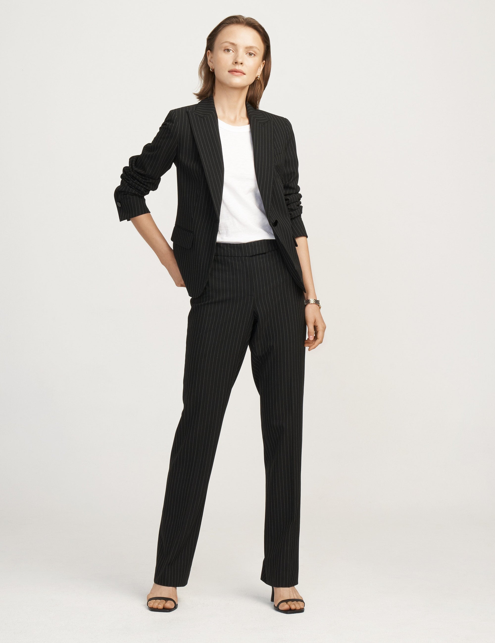 anne klein black jacket