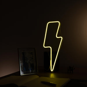 led light lightning bolt