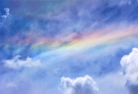 Rainbow Clouds Blue Sky Backdrop for Photography LV-785 – Dbackdrop