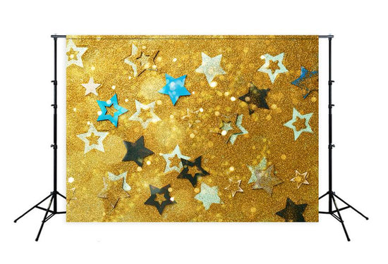 Stars Golden Photography Backdrop D285 – Dbackdrop