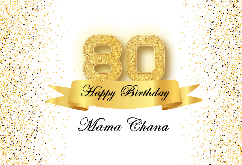 Free Printable 80th Birthday Banners