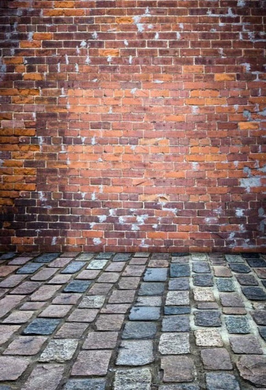 Vintage Red Brick Wall Backdrop for Photo Studio LV-181