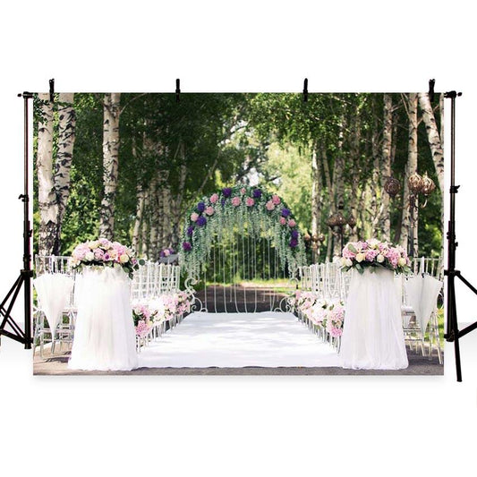 Flowers Room Decoration Backdrop for Photo Studio LV-788 – Dbackdrop