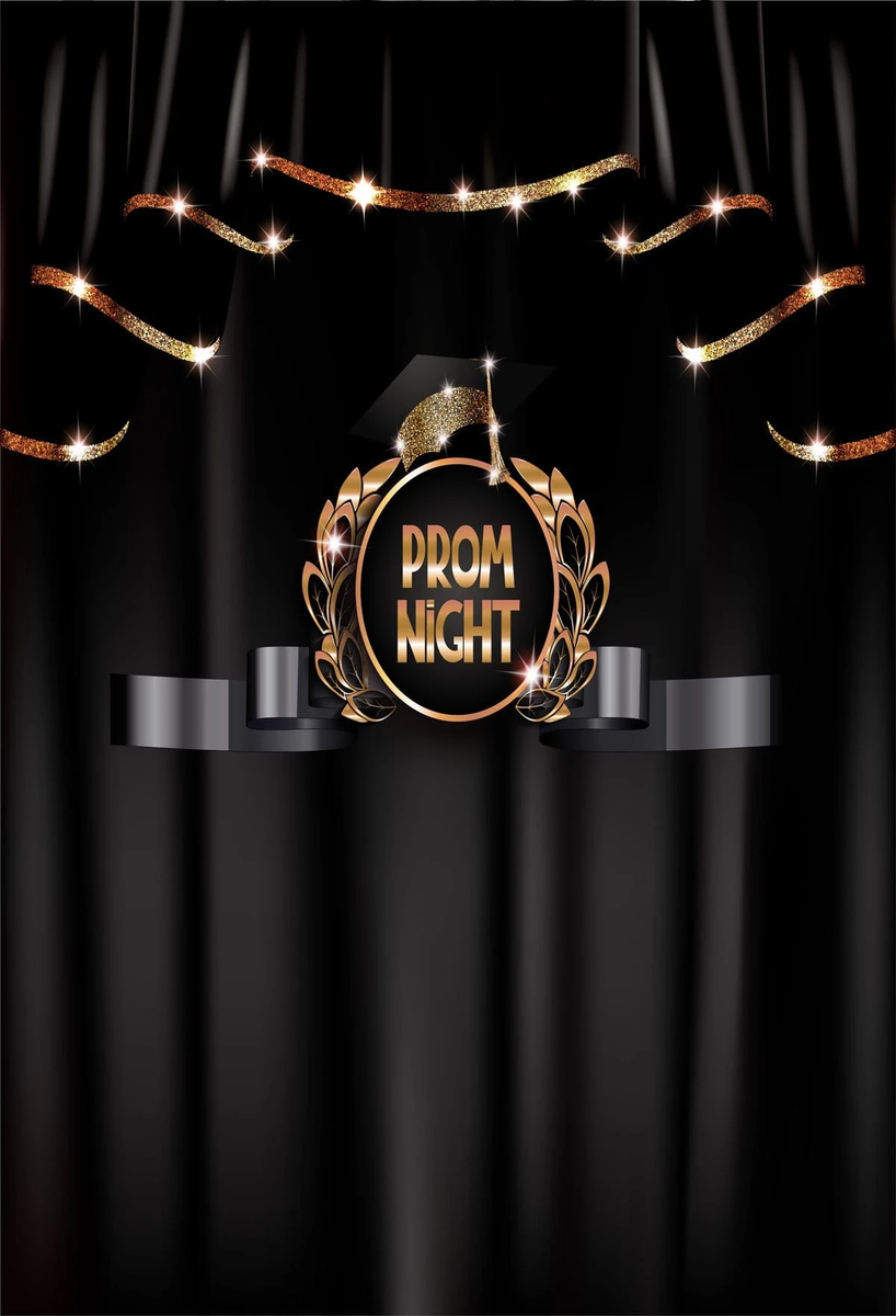 Prom Night Graduation Black Curtain Photo Backdrop G15 Dbackdrop   G15 1200x1200 