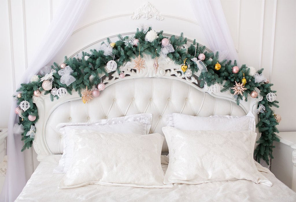 Luxury Headboard Christmas Decorations Photo Studio