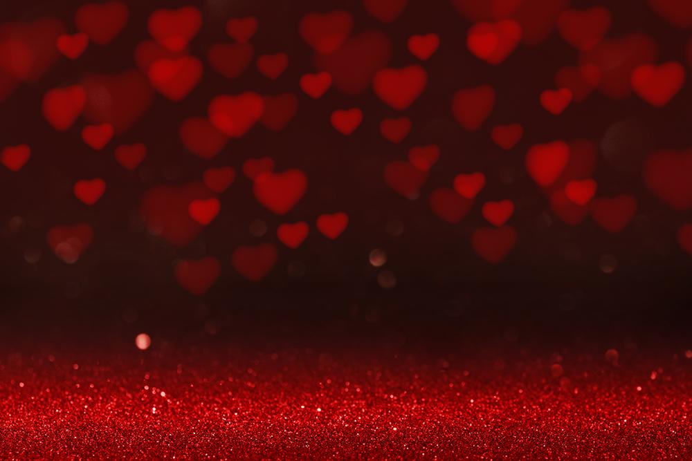 Valentine's Day Red Love Heart Photo Backdrops DBD-19270 – Dbackdrop