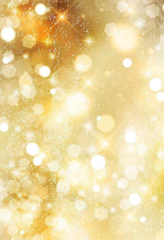 Gold Bokeh Spots Shinning Sparkle Photography Backdrop LV-1362