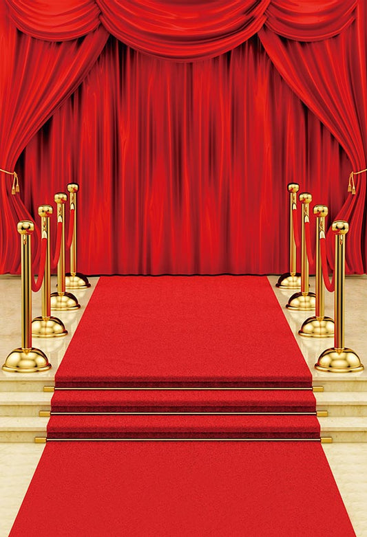 Red Carpet Hollywood Theme Party Decorations Photo Backdrops DBD