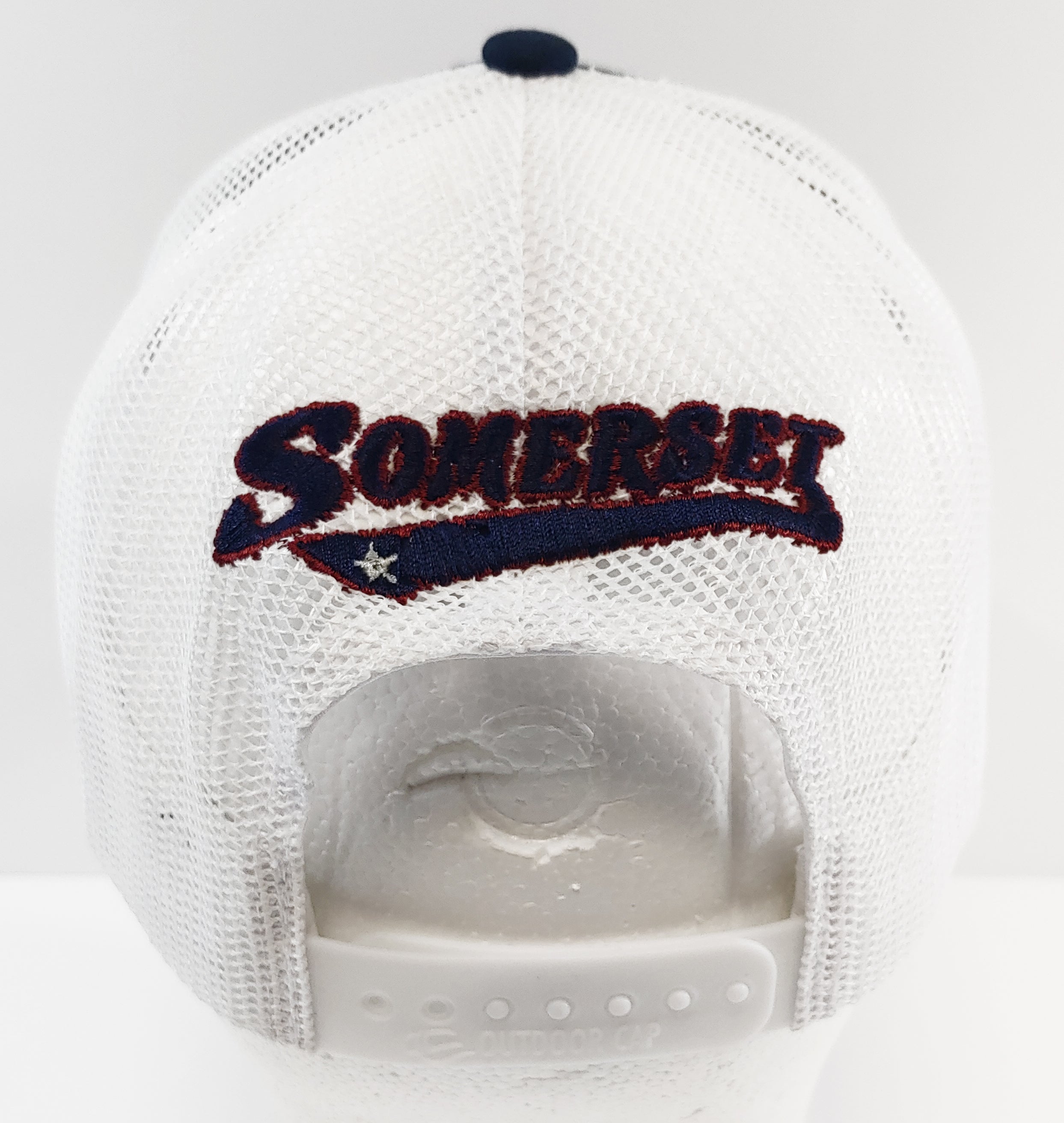 Navy Trucker Patch Cap – Somerset Patriots Team Store
