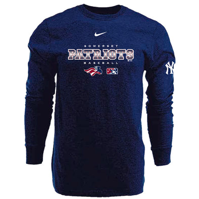 Bimm Ridder Sportswear Somerset Patriots Adult New York Yankees Double-A Affiliate Tee 5XL / Gray