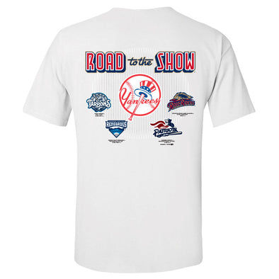 Bimm Ridder Sportswear Somerset Patriots Adult New York Yankees Double-A Affiliate Tee 3XL / Navy