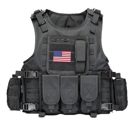 black Modern Elite Tactical Vest - Best Tactical Vests 2021