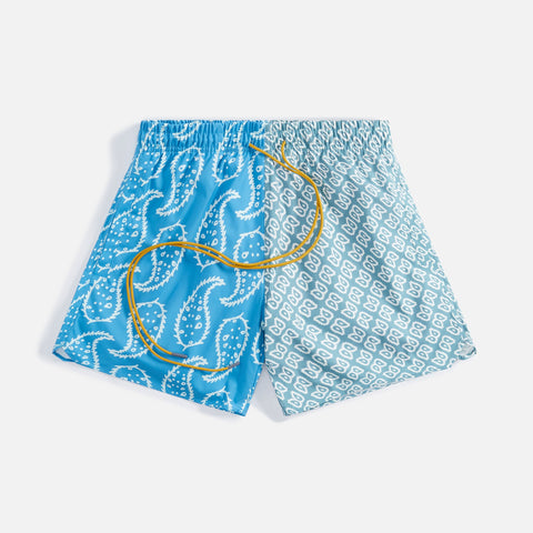 Louis Vuitton Women 3D Pocket Monogram Board Shorts Polyester Blue