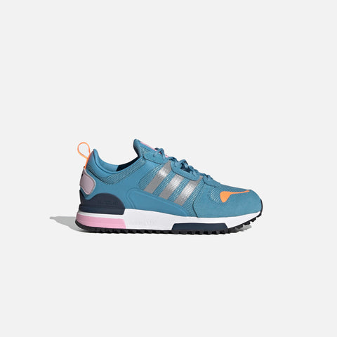 adidas 700 - Hazy Blue Silver Metallic / Crew Navy – Kith Europe