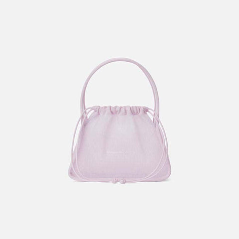 Kin Croc Style Scoop Shoulder Bag, Lilac