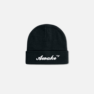 Awake Script Logo Beanie - Black – Kith Europe