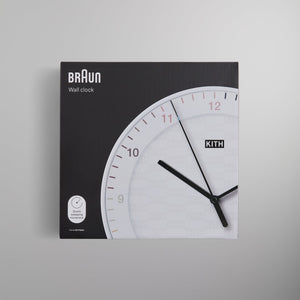 Kith for Braun BC17 Wall Clock White-