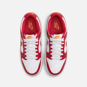 nike dunk low gym red university gold