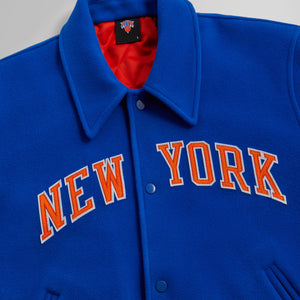 Kith for New York Knicks Wool Coaches Jacket - Royal – Kith Europe