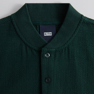 Kith Seersucker Pearson Henley Pullover - Stadium – Kith Europe