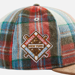 Kith & New Era for New York Yankees Plaid Suede Fitted - Waffle