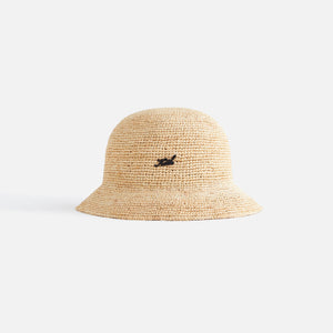 raffia bucket hat womens