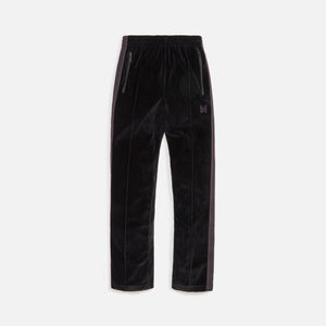 Needles Narrow Track Pant C/PE Velour - Black – Kith Europe