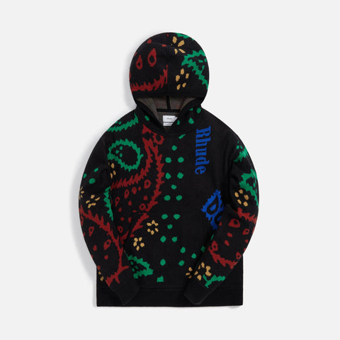 Rhude Bandana Knit Crewneck Xs / Green