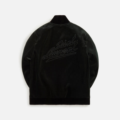 Saint Laurent teddy jacket in cotton velvet, Saint Laurent