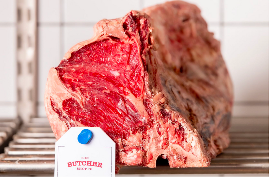 Dry-aged meat from The Butcher Shoppe