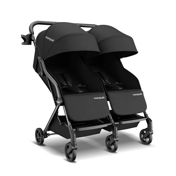 Mompush Lithe Double Stroller | Lightweight Side by Side Stroller For ...