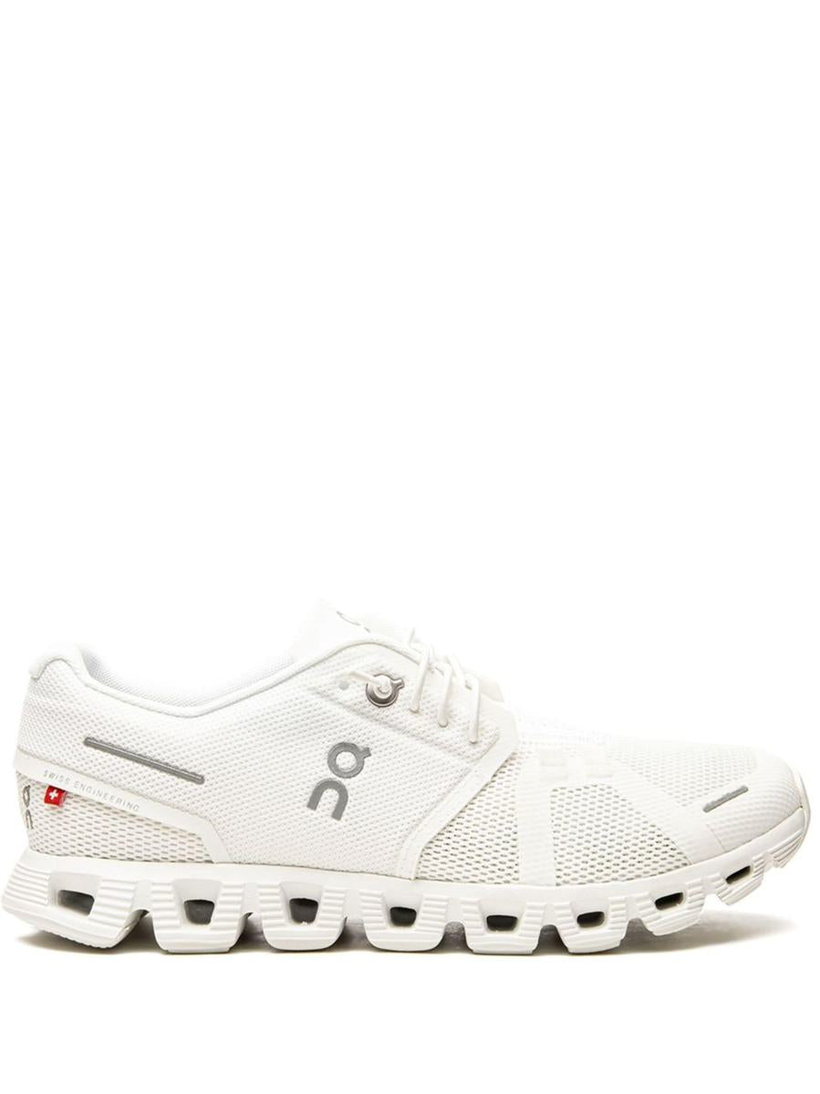 Shop On Running Cloud 5 Shoes In All White