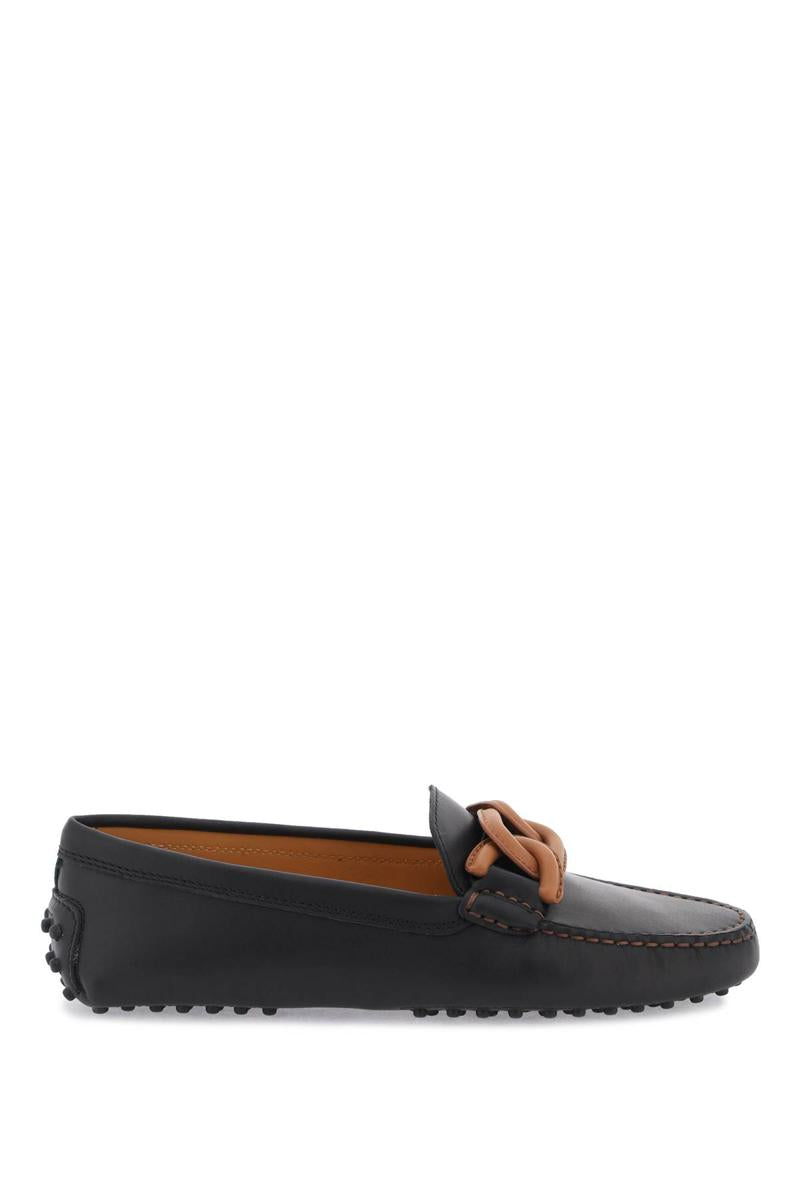 Shop Tod's Gommino Bubble Kate Loafers In Marrone