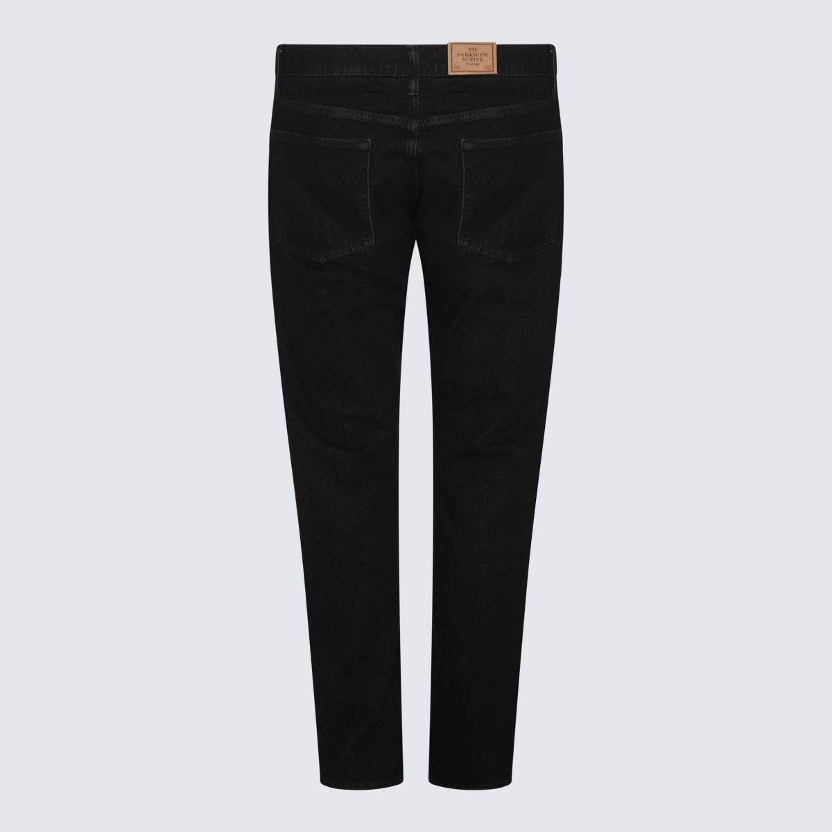 Shop Polo Ralph Lauren Black Cotton Denim Jeans In Harris V2