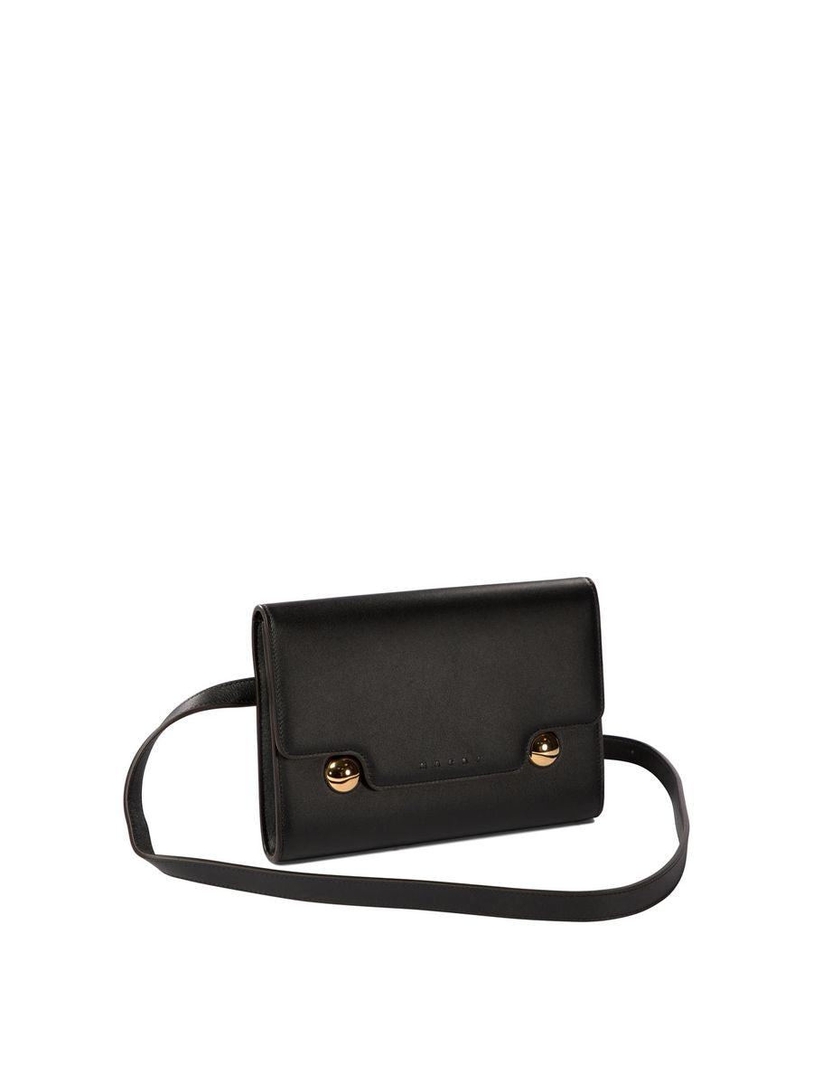 Shop Marni "trunkaroo" Bumbag In Black