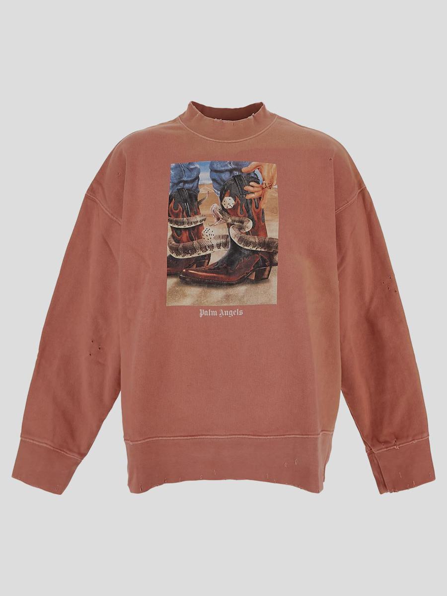 Shop Palm Angels Sweaters In Pinkmulti