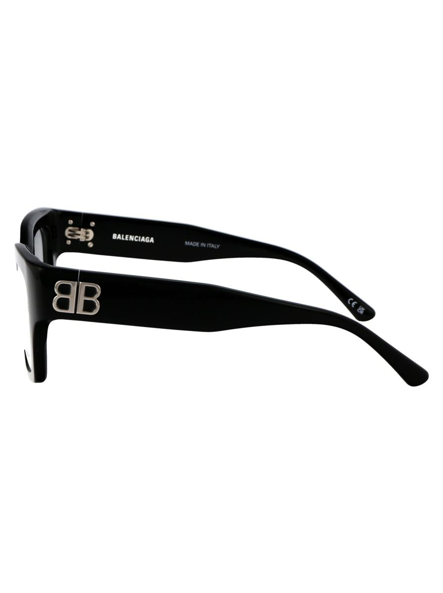 Shop Balenciaga Optical In 001 Black Black Transparent