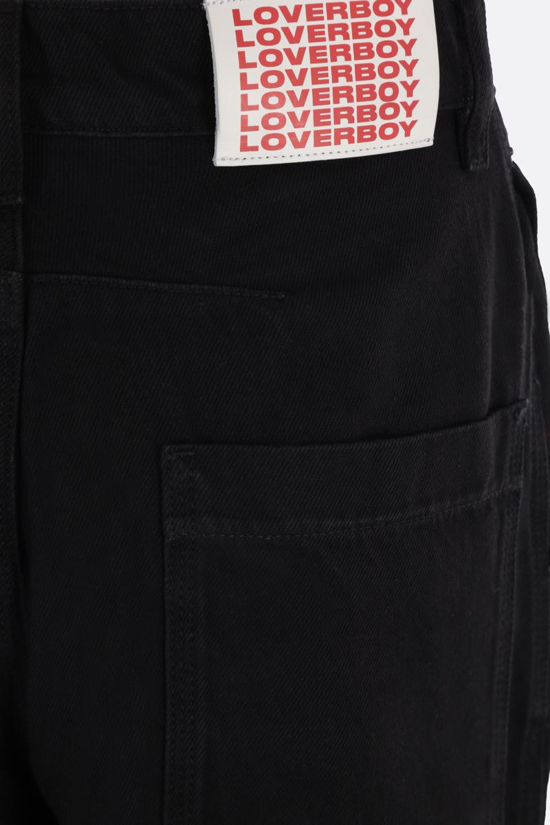 Shop Charles Jeffrey Loverboy Jeans In Black