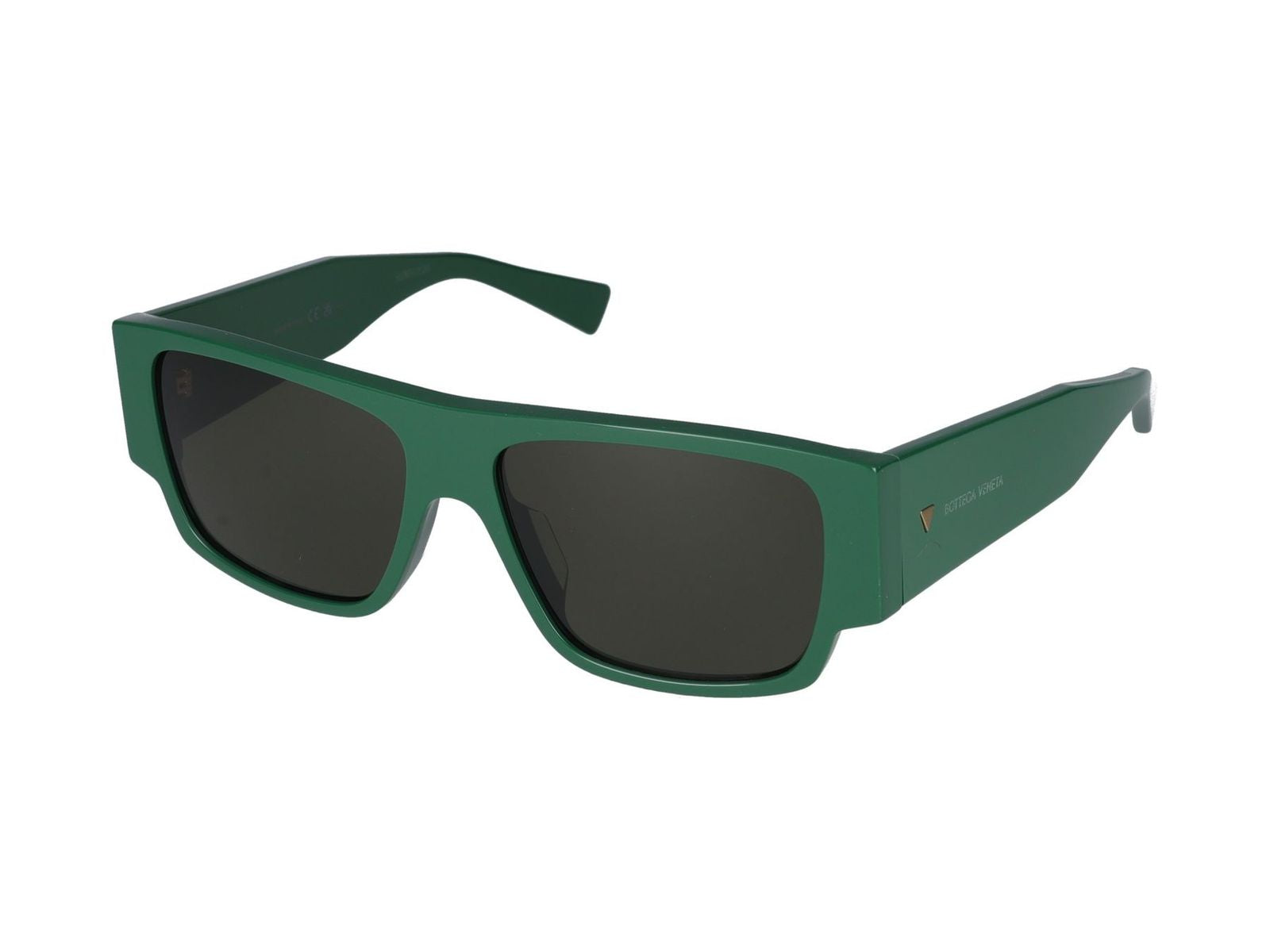 Shop Bottega Veneta Sunglasses In Green Green Green Green