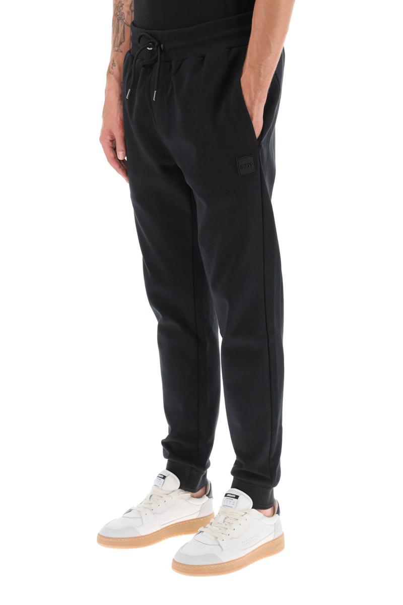 Shop Hugo Boss Lamont Joggers In Nero