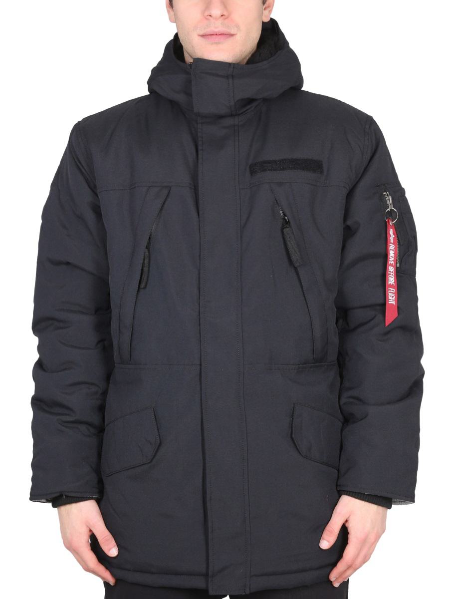 Shop Alpha Industries Expedition Parka In Black