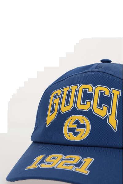 Shop Gucci Cap In Blue